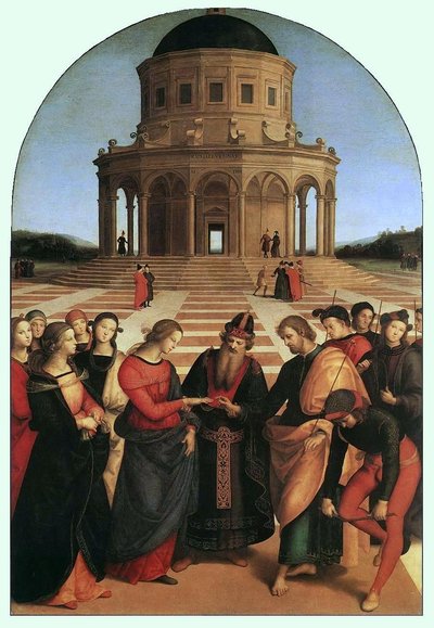 The Betrothal by Raffaello Sanzio Raphael